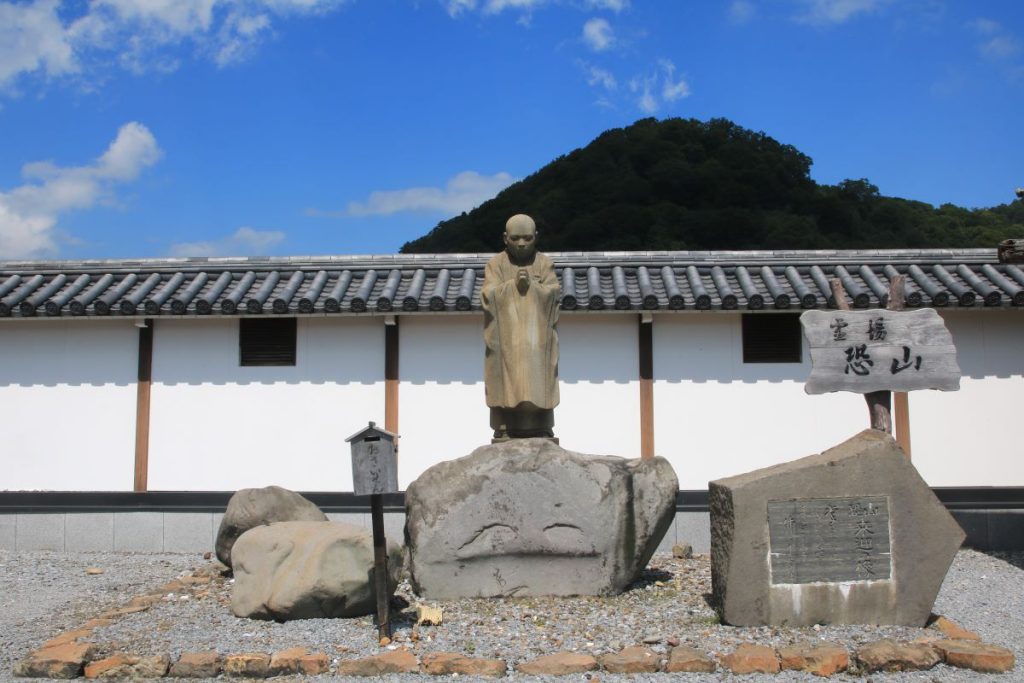 Statute of Buddha at Osorezan, Aomori, Japan